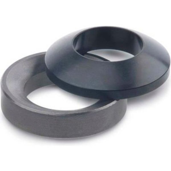 J.W. Winco Spherical Washer, Fits Bolt Size M 20 Steel, Hardened Finish 6319-23.2-D